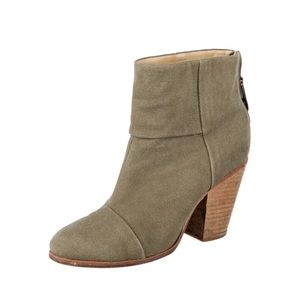 Rag & Bone Classic Newbury Stonewall Canvas Ankle Boots